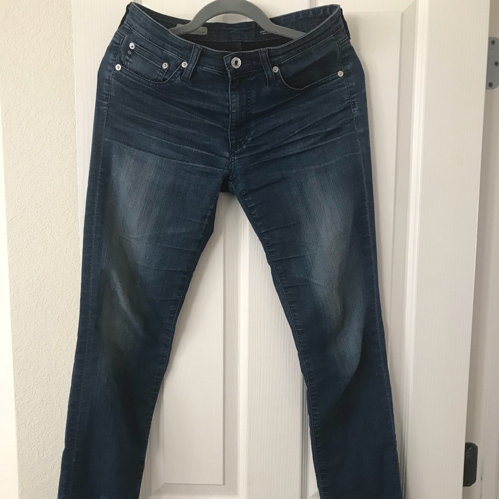 Anthropologie AG The Edie mid rise skinny straight